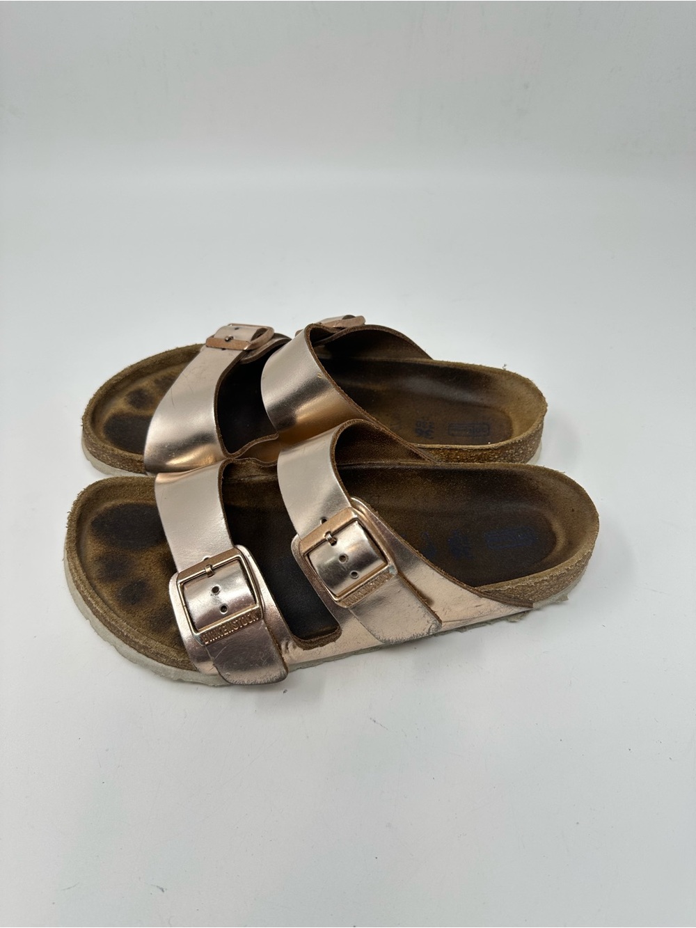 Birkenstock Metallic Copper Arizona Soft Footbed Women's 36 L5